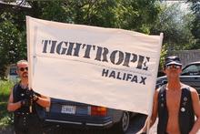 RogerJohnson/1993-06-24 Hfx Pride Parade Tightrope NS.JPG